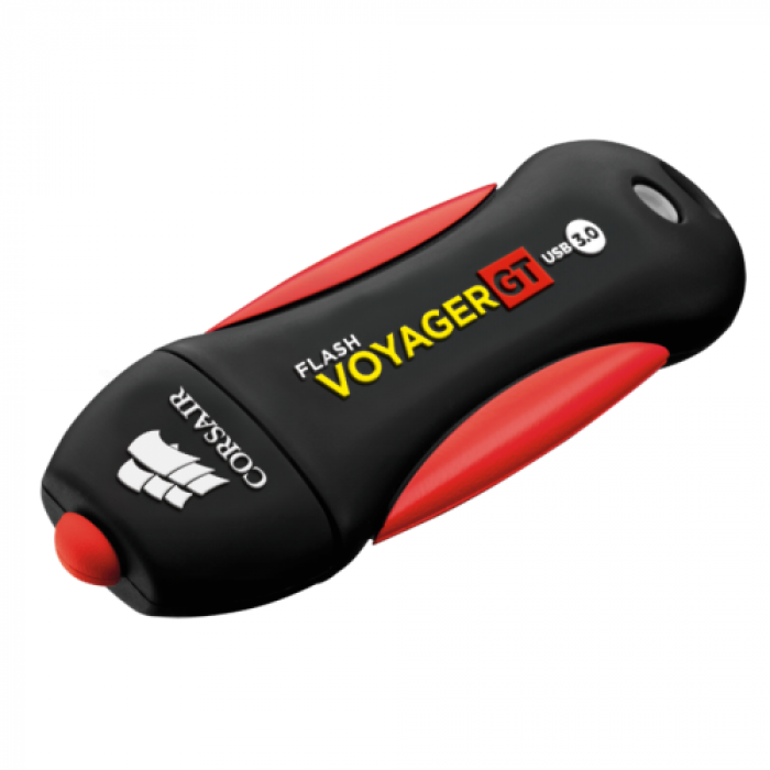 Stick Memorie Corsair Voyager GT, 128GB, USB 3.0, Black-Red