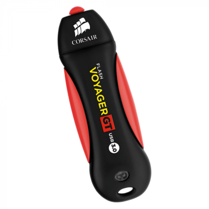 Stick Memorie Corsair Voyager GT, 128GB, USB 3.0, Black-Red