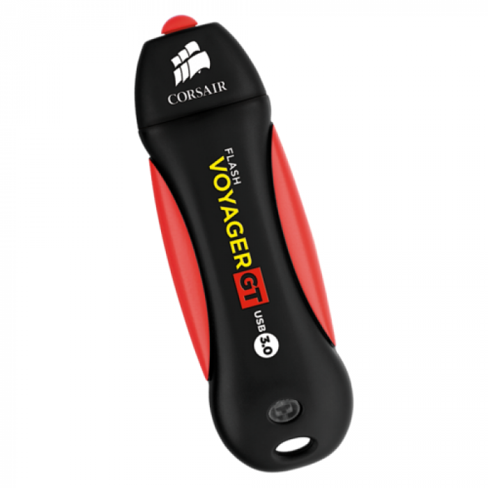 Stick Memorie Corsair Voyager GT, 256GB, USB 3.0, Black-Red