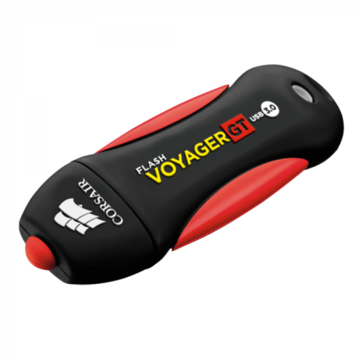 Stick Memorie Corsair Voyager GT, 32GB, USB 3.0, Black-Red