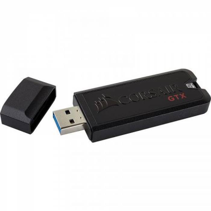 Stick Memorie Corsair Voyager GTX 256GB, USB 3.1, Zinc Alloy Casing