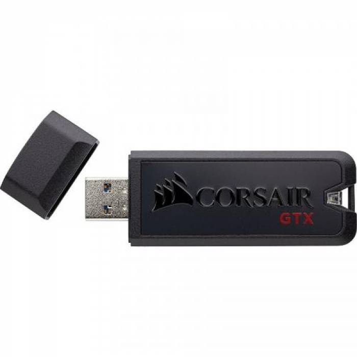 Stick memorie Corsair Voyager GTX 512GB, USB 3.1, Black