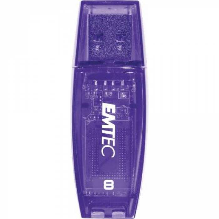 Stick memorie Emtec C410 8GB, USB 2.0, Purple Stick memorie Emtec C410 8GB, USB 2.0, Purple