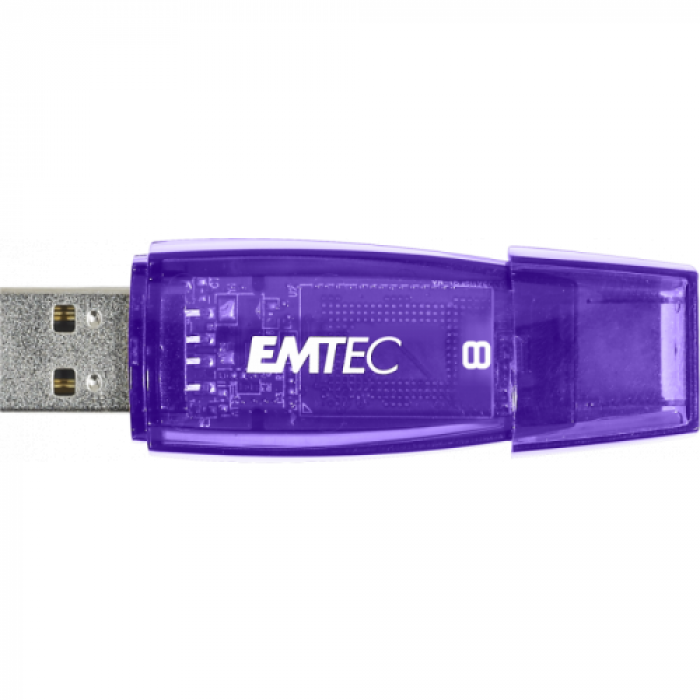 Stick memorie Emtec C410 8GB, USB 2.0, Purple Stick memorie Emtec C410 8GB, USB 2.0, Purple