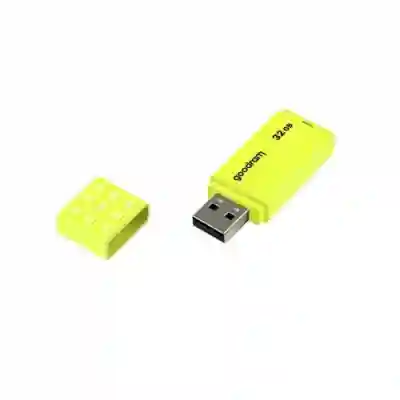 Stick memorie Goodram UME2, 32GB, USB 2.0, Yellow