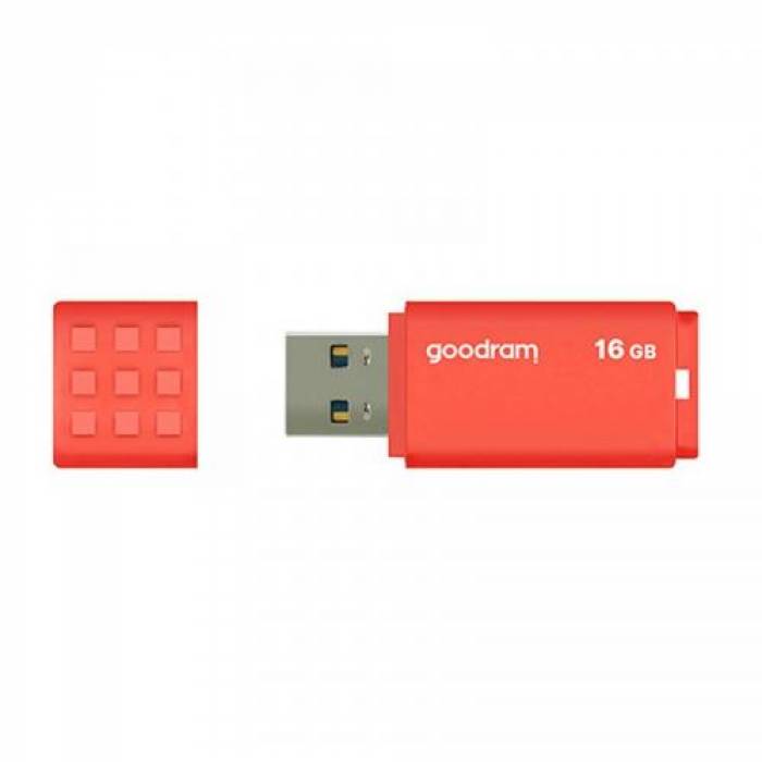 Stick memorie Goodram UME3, 16GB, USB 3.0, Orange