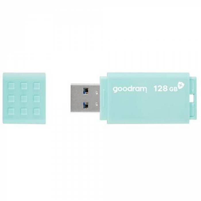 Stick memorie Goodram UME3 Care, 128GB, USB 3.0, Green
