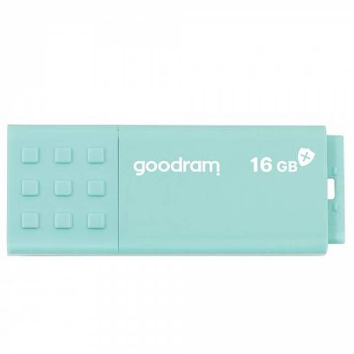 Stick memorie Goodram UME3 Care, 16GB, USB 3.0, Green