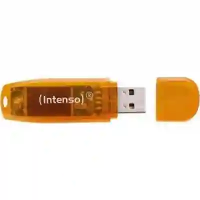 Stick memorie Inetnso 3502490 64GB, USB 2.0, Orange