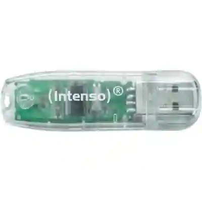 Stick memorie Intenso 3502480 32GB, USB 2.0, Clear