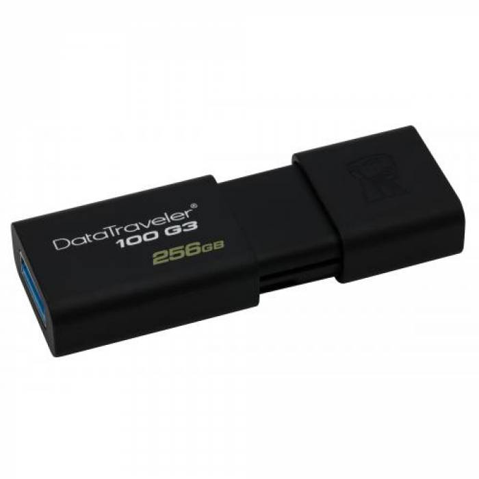 Stick Memorie Kingston DataTraveler 100 G3, 128GB, USB3.0, Black