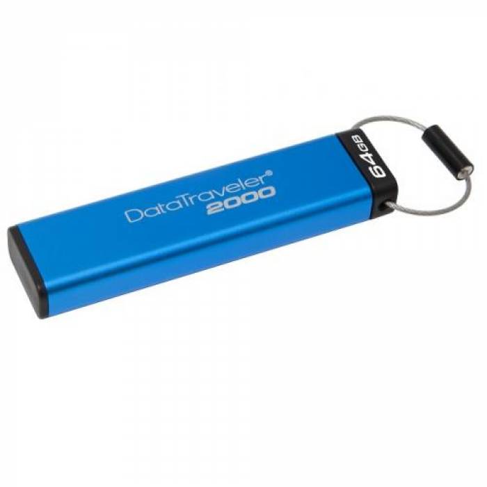 Stick memorie Kingston DataTraveler 2000 64GB, USB 3.1