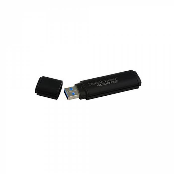 Stick Memorie Kingston DataTraveler 4000 G2, 16GB, USB 3.0, Negru