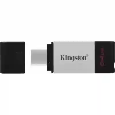 Stick memorie Kingston DataTraveler 80, USB-C, Black-Silver