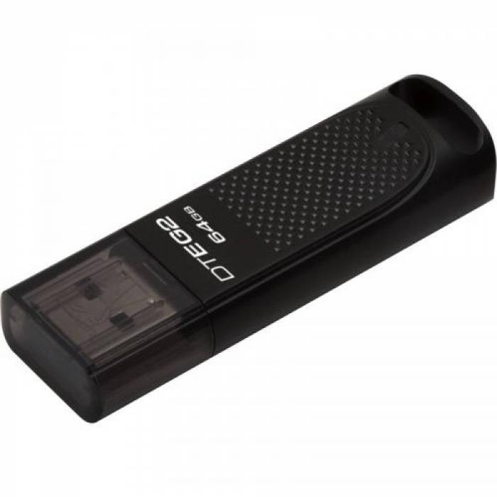 Stick Memorie Kingston DataTraveler Elite G2 64GB, USB 3.0, MetalBlack