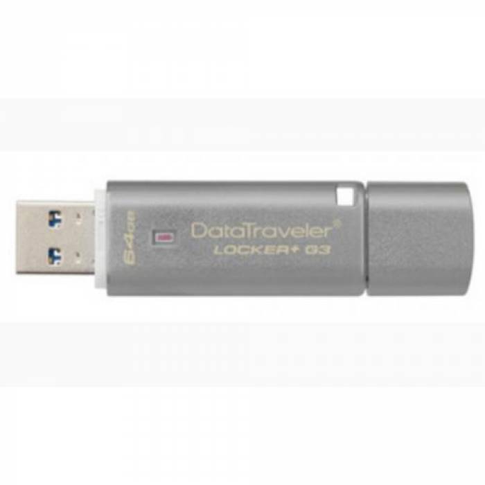 Stick Memorie Kingston DataTraveler Locker+ G3 64GB, USB3.0