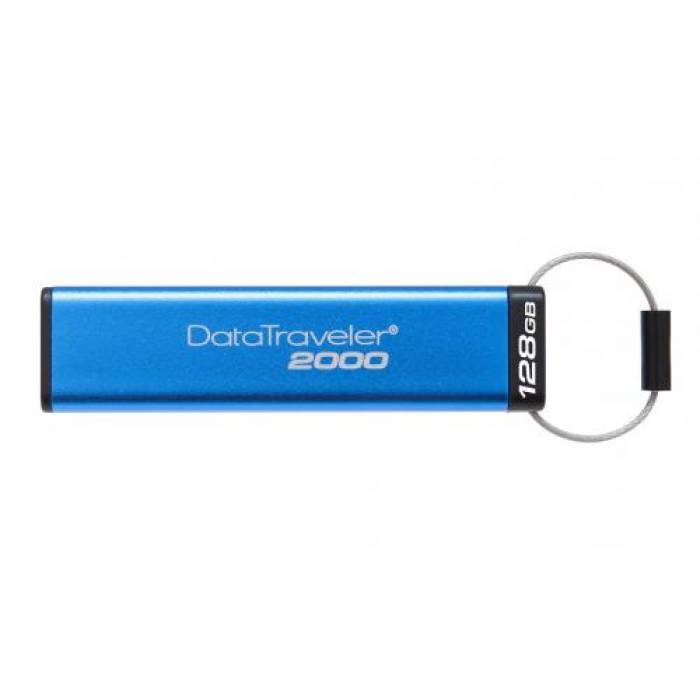 Stick memorie Kingston DT2000, 128GB, USB3.0, Blue