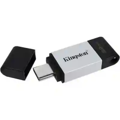 Stick memorie Kingston DT80/32GBCL 32GB, USB-C, Black-Gray