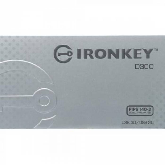 Stick Memorie Kingston IronKey D300M 8GB, USB3.0