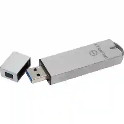 Stick Memorie Kingston IronKey Enterprise S1000 Encrypted 128GB, USB 3.0, Silver