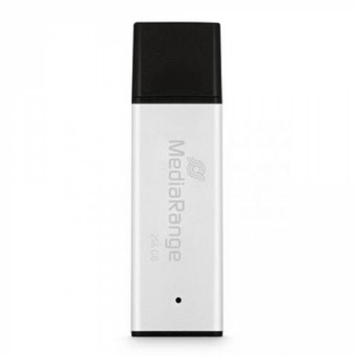 Stick memorie MediaRange MR1903, 256GB, USB 3.0, Silver