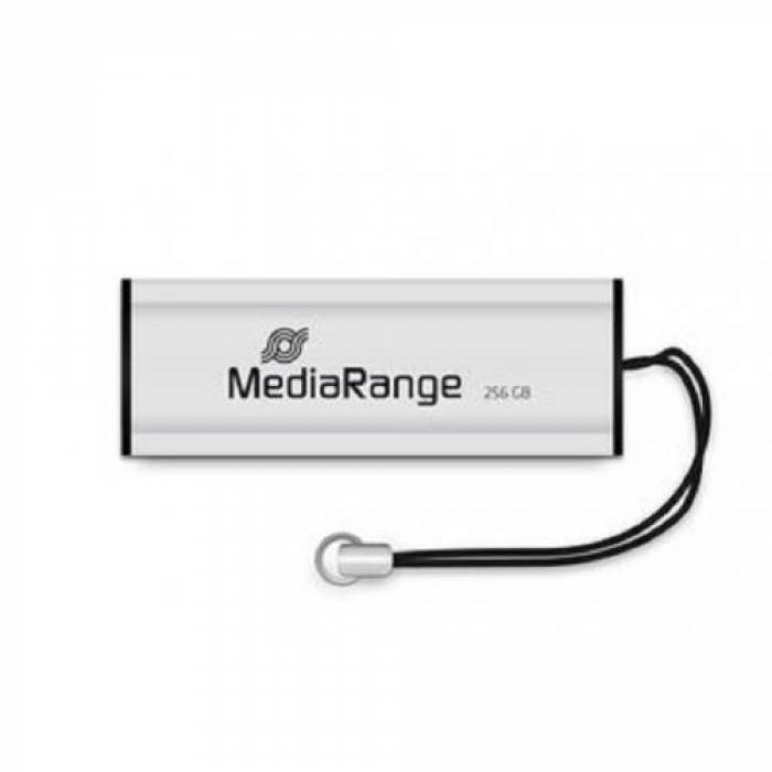 Stick memorie MediaRange MR919 256GB, USB 3.0, Silver