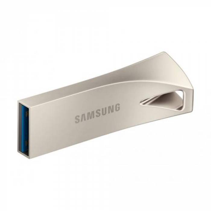 Stick memorie Samsung Bar Plus 128GB, USB 3.1, Champagne Silver