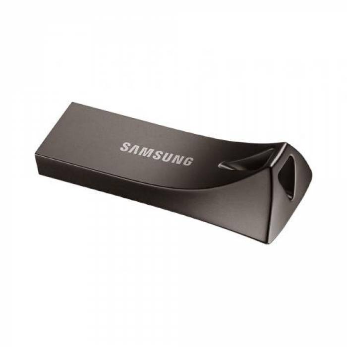 Stick memorie Samsung Bar Plus 128GB, USB 3.1, Titan Gray