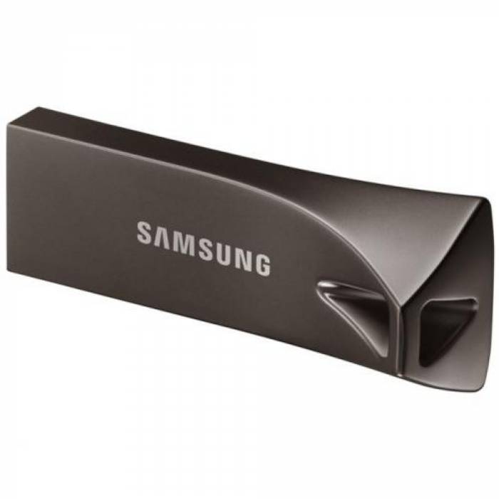 Stick memorie Samsung BAR Plus 64GB, USB3.0, Titan Gray