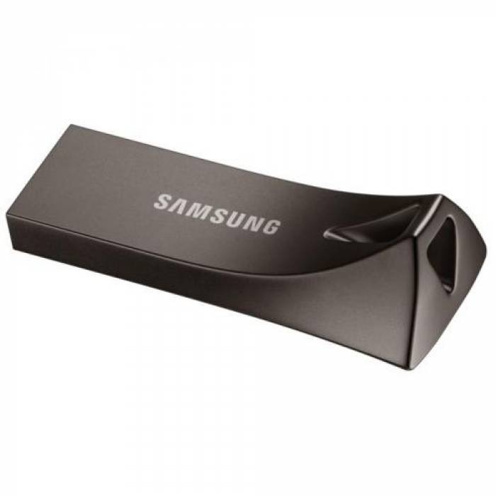 Stick memorie Samsung BAR Plus 64GB, USB3.0, Titan Gray