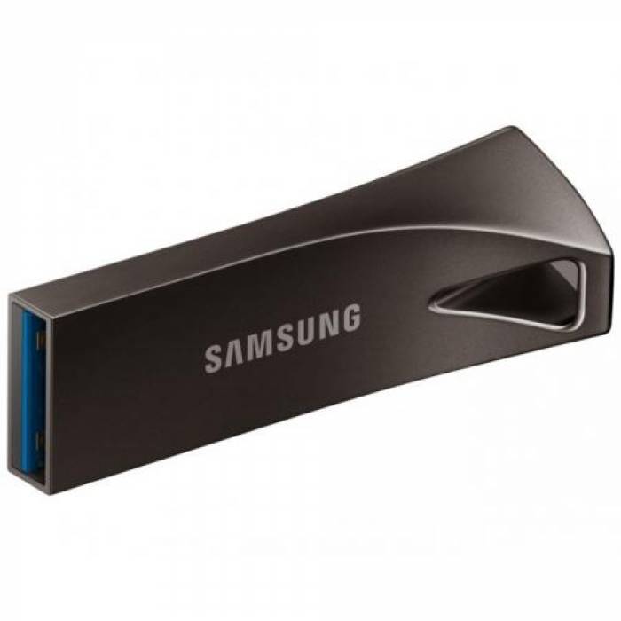 Stick memorie Samsung BAR Plus 64GB, USB3.0, Titan Gray