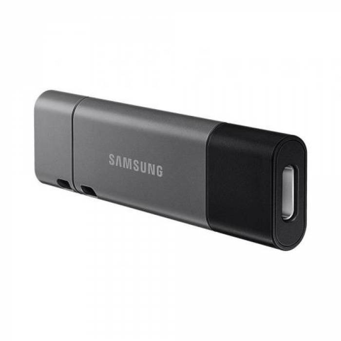 Stick Memorie Samsung DUO Plus 128GB, USB-C/USB 3.1, Black-Grey