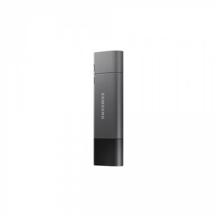 Stick Memorie Samsung DUO Plus 64GB, USB-C/USB 3.1, Black-Grey