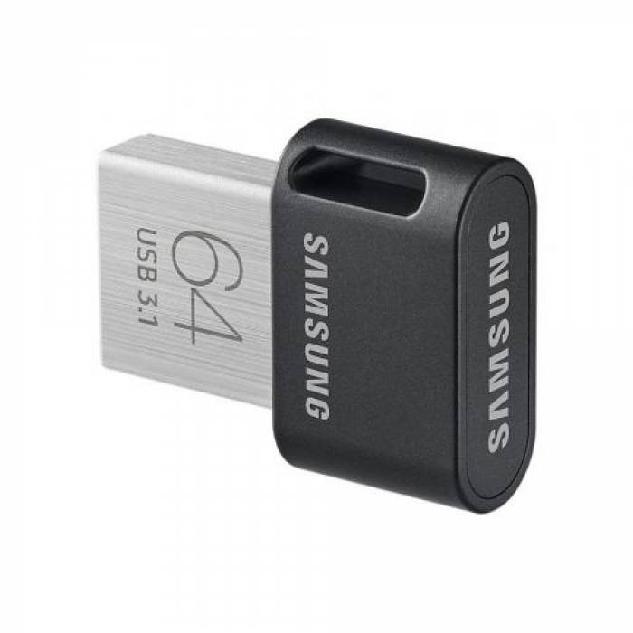 Stick Memorie Samsung FIT Plus 64GB, USB 3.1, Gray