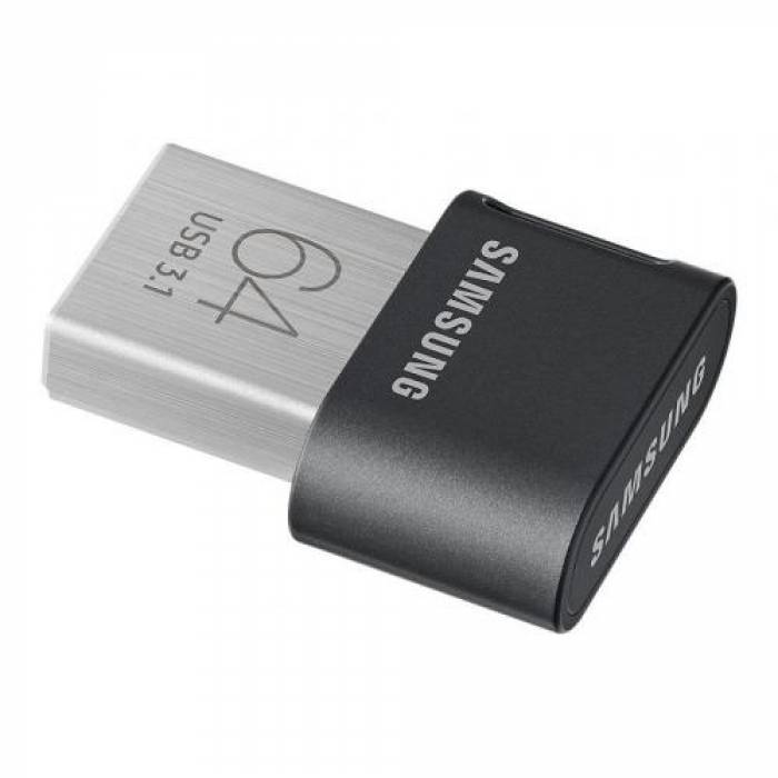 Stick Memorie Samsung FIT Plus 64GB, USB 3.1, Gray