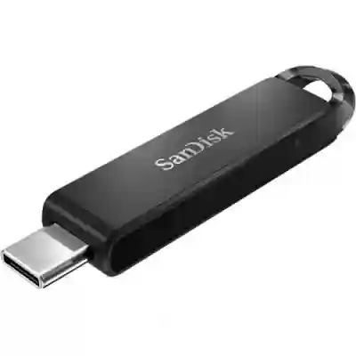 Stick memorie SanDisk Ultra 128GB, USB-C, Black