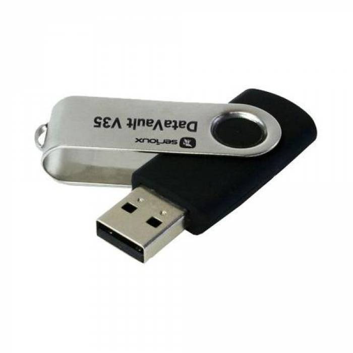 Stick memorie Serioux 128GB, USB 3.0, Black