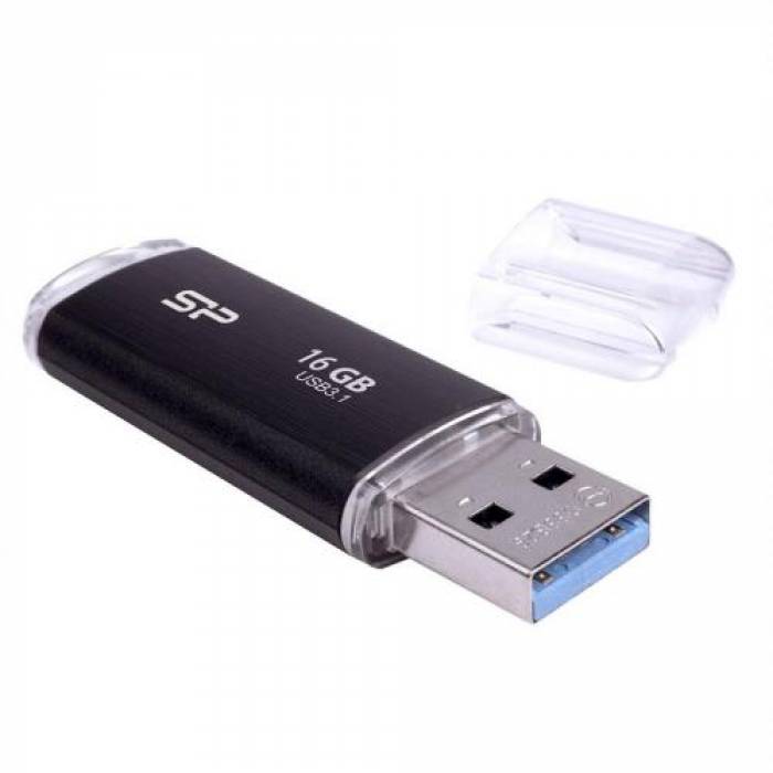 Stick Memorie Silicon Power Blaze B02, 16GB, USB 3.1, Black