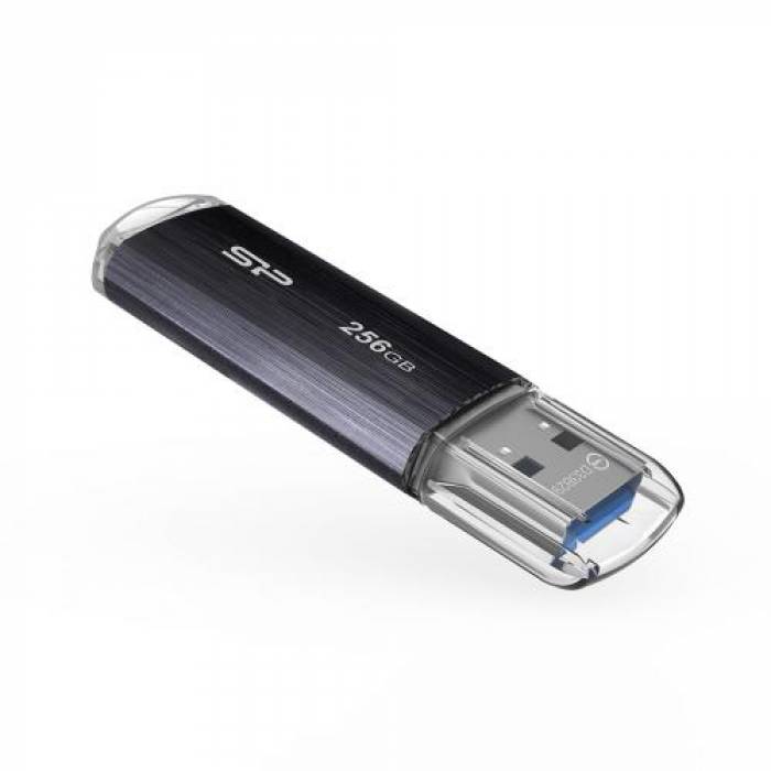 Stick memorie Silicon Power Blaze B02, 256GB, USB 3.0, Black