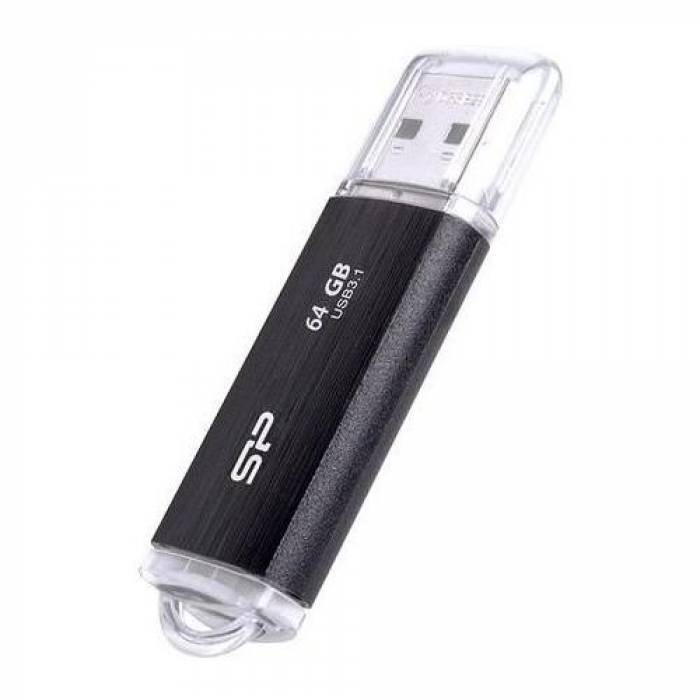 Stick Memorie Silicon Power Blaze B02, 64GB, USB 3.1, Black