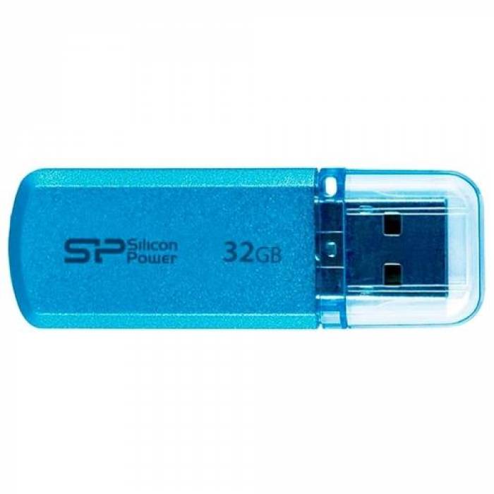 Stick Memorie Silicon Power Helios 101 32GB, USB 2.0, Blue