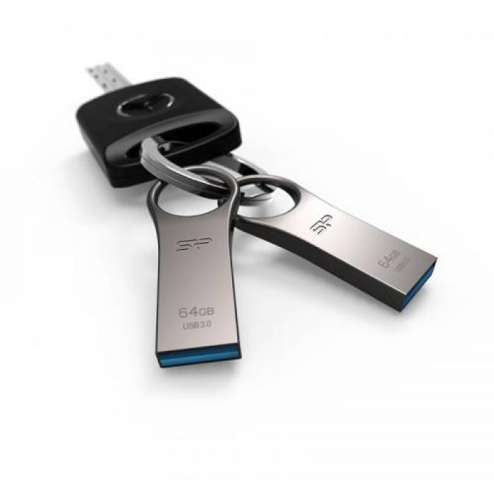 Stick Memorie Silicon Power Jewel, 8GB, USB 3.0, Silver