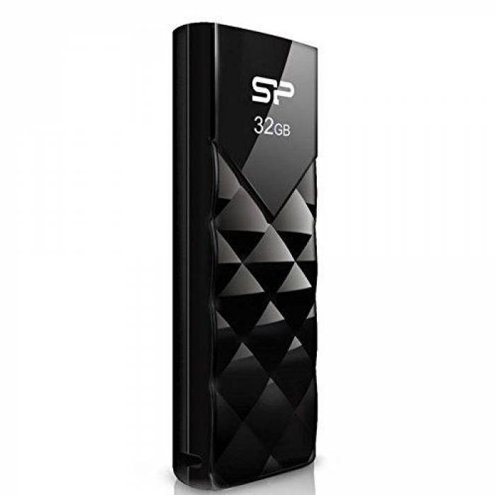 Stick Memorie Silicon Power Ultima U03 32GB, USB 2.0, Black