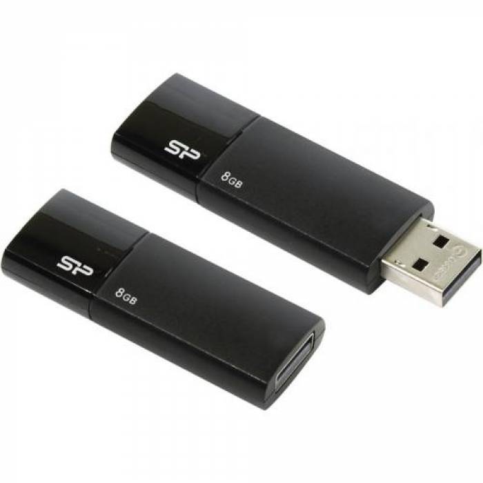 Stick Memorie Silicon PowerUltima 05, 8GB, USB 2.0, Black
