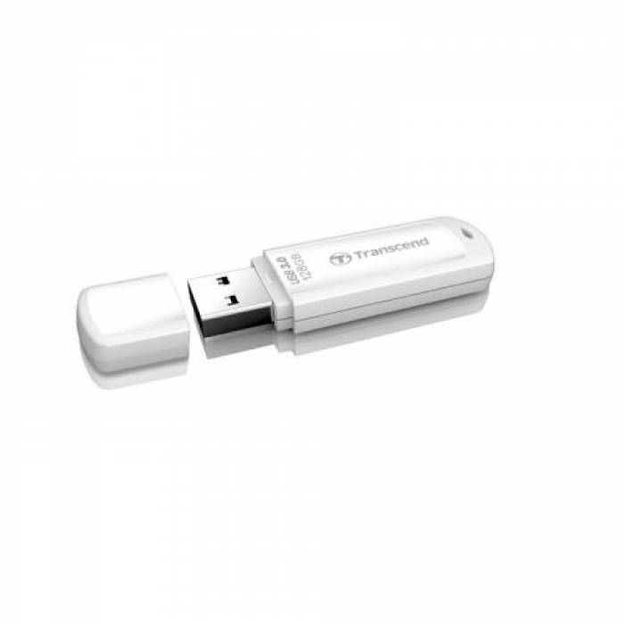 Stick Memorie Transcend JetFlash 730 128GB, USB3.0, White