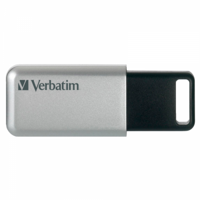 Stick memorie Verbatim 98666, 64GB, USB 3.0, Silver