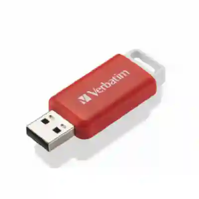 Stick Memorie Verbatim DataBar 49453, 16GB, USB 2.0, Red