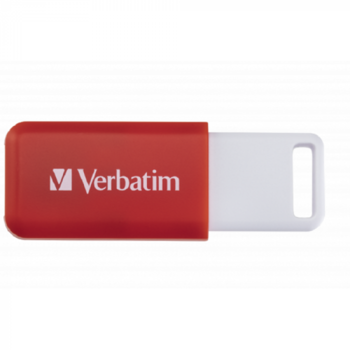 Stick Memorie Verbatim DataBar 49453, 16GB, USB 2.0, Red