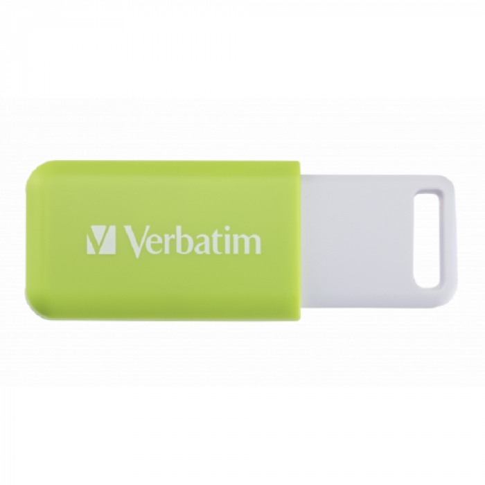 Stick Memorie Verbatim DataBar 49453, 32GB, USB 2.0, Green