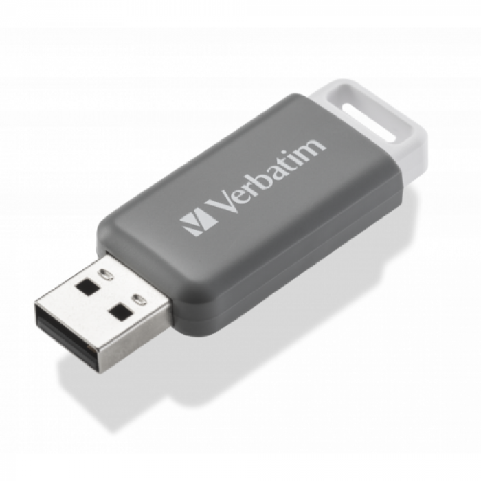 Stick Memorie Verbatim DataBar 49456, 128GB, USB 2.0, Gray